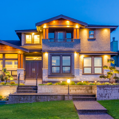 Luxury House at Night